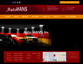 autohans.com screenshot