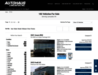 autohaus-lancaster.ebizautos.com screenshot
