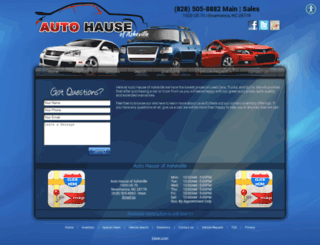 autohauseofasheville.com screenshot