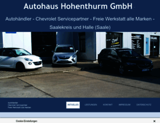autohaushohenthurm.de screenshot