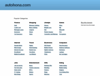 autohona.com screenshot