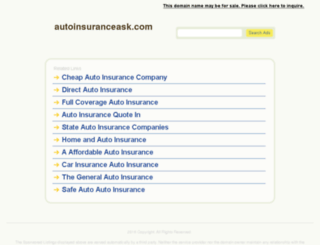 autoinsuranceask.com screenshot
