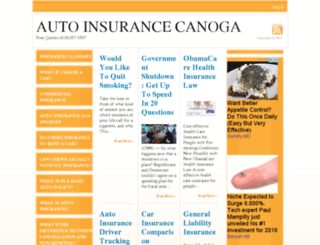 autoinsurancecanoga.com screenshot