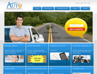 autoinsurancerate.com screenshot