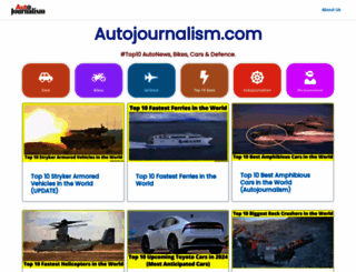 autojournalism.com screenshot