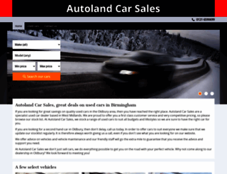 autolandcars.co.uk screenshot