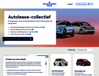 autoleasecollectief.consumentenbond.nl screenshot