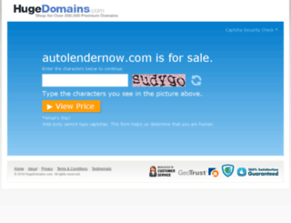 autolendernow.com screenshot