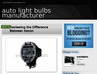 autolights.musicblog.com screenshot