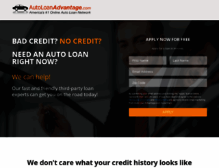 autoloanadvantage.com screenshot