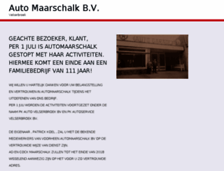 automaarschalk.nl screenshot