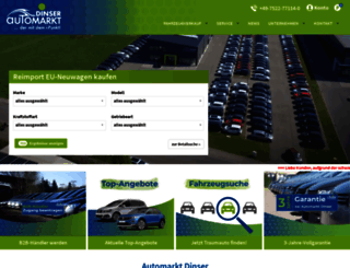 automarkt-dinser.de screenshot