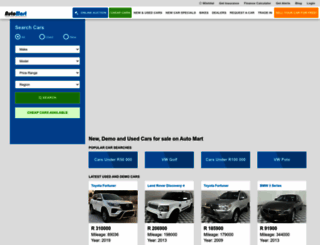 automart.co.za screenshot