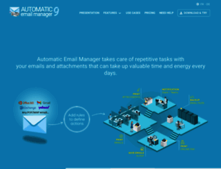 automatic-email-manager.com screenshot