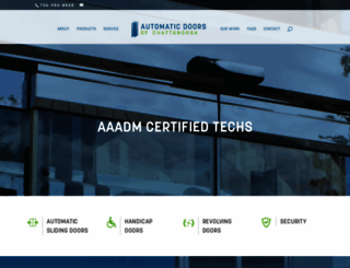 automaticdoorschattanooga.com screenshot