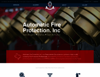 automaticfireprotection.com screenshot