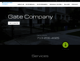 automaticgatecompany.com screenshot