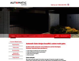 automaticgates.com.au screenshot