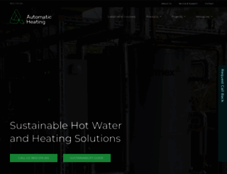 automaticheating.com.au screenshot