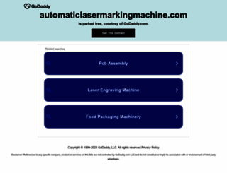 automaticlasermarkingmachine.com screenshot