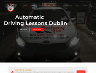 automaticlessons.ie screenshot