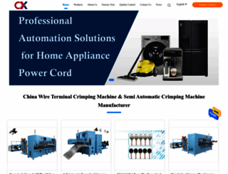 automaticwirecrimpingmachine.com screenshot