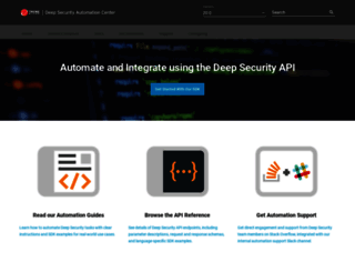 automation.deepsecurity.trendmicro.com screenshot
