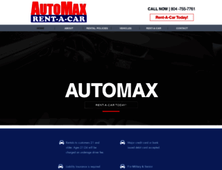 automax-rentacar.com screenshot