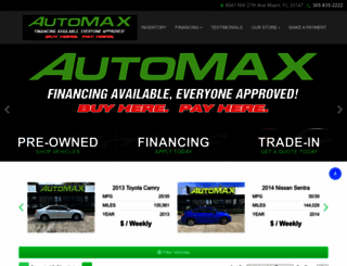 automaxmiami.com screenshot