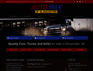 automaxofgloucester.com screenshot