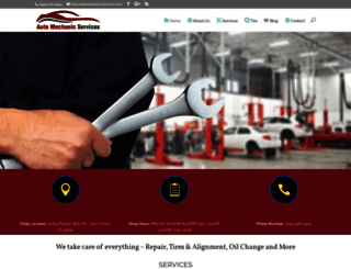 automechanicservices.com screenshot