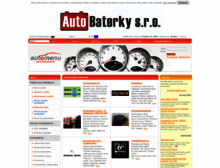 automenu.sk screenshot