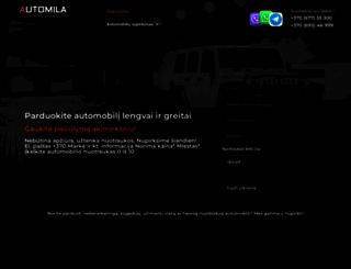 automila.lt screenshot
