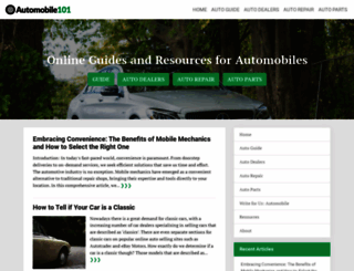 automobile101.com screenshot