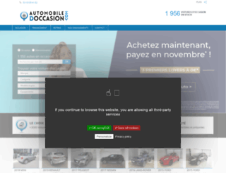automobiledoccasion.com screenshot