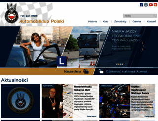 automobilklubpolski.pl screenshot