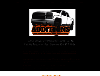 automotiveadditions.com screenshot