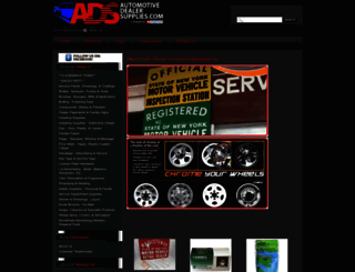 automotivedealersupplies.com screenshot