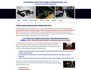automotiveexecutivesearch.com screenshot