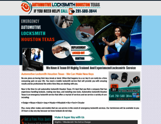 automotivelocksmithhoustontexas.com screenshot