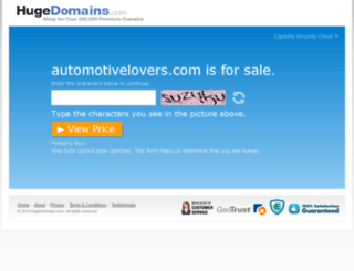 automotivelovers.com screenshot