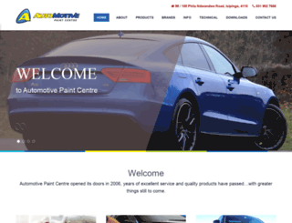 automotivepaint.co.za screenshot