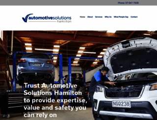 automotivesolutionshn.co.nz screenshot