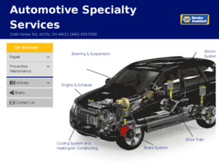 automotivespecialtyservices.mynapatools.com screenshot