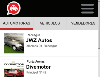 automotora.cl screenshot