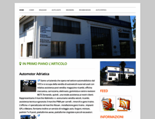 automotoradriatica.com screenshot