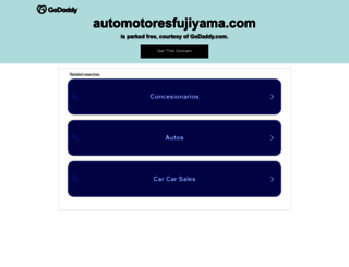 automotoresfujiyama.com screenshot