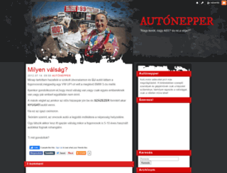 autonepper.blog.hu screenshot