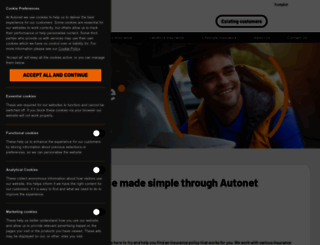 autonetinsurance.co.uk screenshot