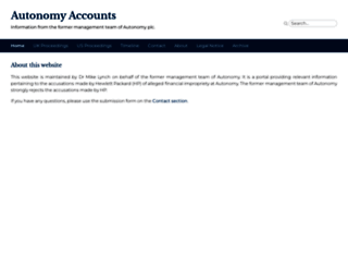 autonomyaccounts.org screenshot